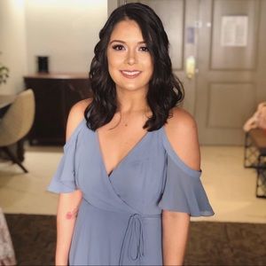 Dusty Blue Lulu’s Bridesmaid Dress